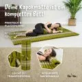 Kapok Rollmatte, 110 cm breit (Gr�n)