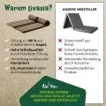 Kapok Rollmatte, 110 cm breit (Braun)