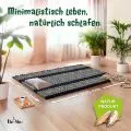 Kapok Rollmatte, 145 cm breit (Blau/Elefanten)