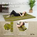 Kapok Rollmatte, 145 cm breit (Gr�n/Elefanten)