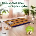 Kapok Rollmatte, 145 cm breit (Blau/Gelb)