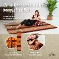 Kapok Rollmatte, 145 cm breit (Orange)