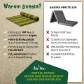 Kapok Rollmatte, 145 cm breit (Gr�n)