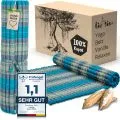 Kapok Rollmatte, 145 cm breit (Hellblau)