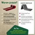 Kapok Rollmatte, 50 cm breit (Rot/Elefanten)