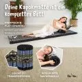 Kapok Rollmatte, 50 cm breit (Blau/Elefanten)
