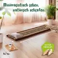 Kapok Rollmatte, 50 cm breit (Braun/Elefanten)