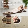 Kapok Rollmatte, 50 cm breit (Braun/Elefanten)