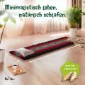 Kapok Rollmatte, 50 cm breit (Schwarz/Elefanten)