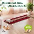 Kapok Rollmatte, 50 cm breit (Rot/Schwarz)