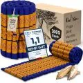 Kapok Rollmatte, 50 cm breit (Blau/Gelb)
