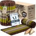 Kapok Rollmatte, 50 cm breit (Braun/Gr�n)