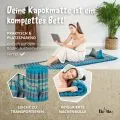 Kapok Rollmatte, 50 cm breit (Hellblau)