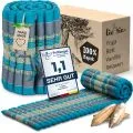 Kapok Rollmatte, 50 cm breit (Hellblau)