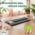 Kapok Rollmatte, 75 cm breit (Blau/Elefanten)