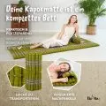 Kapok Rollmatte, 75 cm breit (Gr�n/Elefanten)
