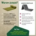 Kapok Rollmatte, 75 cm breit (Gr�n/Elefanten)