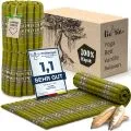 Kapok Rollmatte, 75 cm breit (Gr�n/Elefanten)