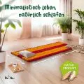 Kapok Rollmatte, 75 cm breit (Rot/Gelb)