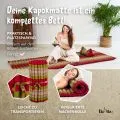 Kapok Rollmatte, 75 cm breit (Rot/Gr�n)