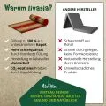 Kapok Rollmatte, 75 cm breit (Rot/Gr�n)