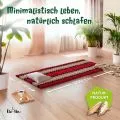 Kapok Rollmatte, 75 cm breit (Rot/Schwarz)