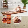 Kapok Rollmatte, 75 cm breit (Orange)