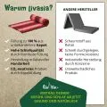 Kapok Rollmatte, 75 cm breit (Rubinrot)