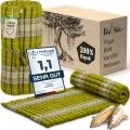 Kapok Rollmatte, 75 cm breit (Gr�n)