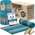 Kapok Rollmatte, 75 cm breit (Hellblau)