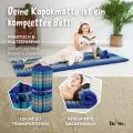 Kapok Rollmatte, 75 cm breit (Blau)