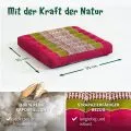 Kapok Sitzkissen 35 cm (Rot/Gr�n)