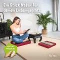Kapok Sitzkissen 35 cm (Rot/Schwarz)