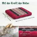 Kapok Sitzkissen 35 cm (Rot/Schwarz)