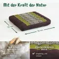 Kapok Sitzkissen 35 cm (Braun/Gr�n)