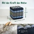 Kapok W�rfelkissen (Blau/Elefanten)