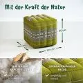 Kapok W�rfelkissen (Gr�n/Elefanten)