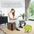 Kapok W�rfelkissen (Braun/Elefanten)