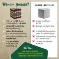 Kapok W�rfelkissen (Braun/Elefanten)