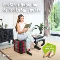 Kapok W�rfelkissen (Schwarz/Elefanten)