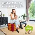 Kapok W�rfelkissen (Rot/Gelb)