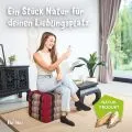 Kapok W�rfelkissen (Rot/Schwarz)
