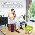 Kapok W�rfelkissen (Blau/Gelb)