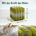 Kapok W�rfelkissen (Gr�n)