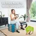 Kapok W�rfelkissen (Hellblau)