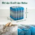 Kapok W�rfelkissen (Hellblau)