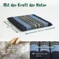 Kapok Steppkissen 35 cm (Blau/Elefanten)