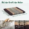 Kapok Steppkissen 35 cm (Braun)