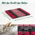 Kapok Steppkissen 50 cm (Rot/Elefanten)