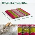 Kapok Steppkissen 50 cm (Rot/Gr�n)